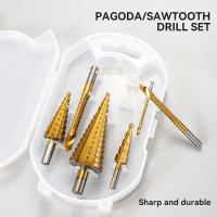 Juego De Brocas De Escalera HSS 4-12/20/32mm Para Metal Broca De Acero De Alta Velocidad Para Taladro Y Trabajar En Madera - details 6