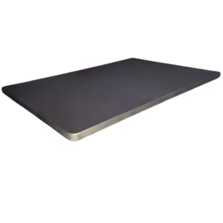 Base Tapizada Gris Marengo 5 Refuerzos Transversales, Tubo 40x30 mm, Tejido 3D Transpirable, 6cm Grosor (150x190, Sin Patas) - 1