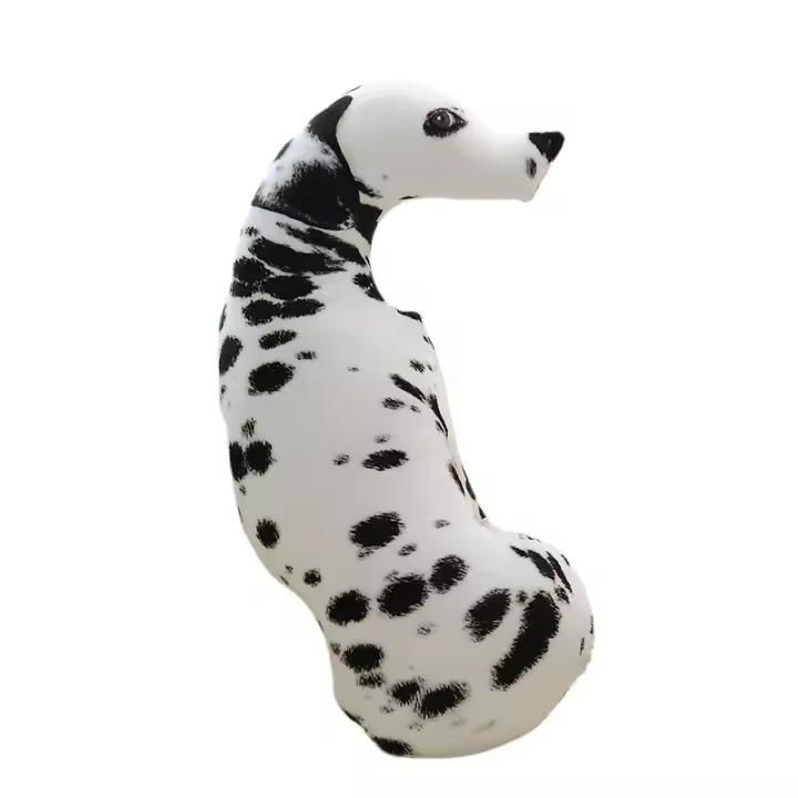 Cojín De Perro Divertido Y Realista 3D Curvado 50cm Relleno De Memoria Poliéster/Celulosa Decoración Para Sofá Juguete De Cabeza De Perro Para El Hogar - 1