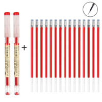 Juego De Bolígrafos De Gel Fina 0.35mm Azul Negro Rojo Recargables Para Escuela Y Oficina Estudiantes Dibujo Suministros De Papelería - details 5