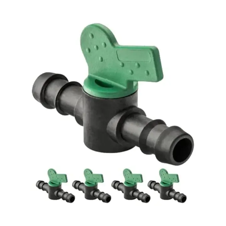 Suinga Pack 50 Llave de Paso Riego Goteo 16mm Accesorio Alta Calidad - 1