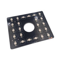 Pieza De Reparación De Luz De Escenario 3en1 24x3w RGB FulColor 24 LED Placa LED Para Máquina De Humo Columna De Gas Lámpara De Aluminio Mano De Linterna - details 1