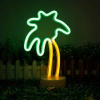 Luz De Neón De Palmera USB/pilas, Regalo De Cumpleaños Para Familia, Decoración De Verano Para Fiesta, Boda Y Bar/restaurantes - details 7