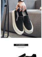 Zapatos Para Hombre Talla Grande Loafers Casuales Cómodos Zapatillas De Piel Suave Ligeros Vintage Flats Para Ocio - details 2