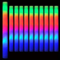 20cs Linterna De Espuma LED 16 Pulgadas 3 Modos Luz Nocturna Sticks Para Bodas Y Fiestas Colores Flashing Regalo De Fiesta - details 1