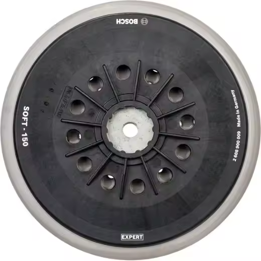 Bosch Professional 1x Platos de soporte multiperforados Expert Multihole Bosch (Versión Blando, Ø 150 mm, accesorios Lijadora excéntrica) - 1