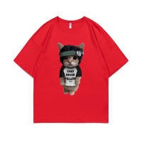 Camiseta Hombre Algodón 100% Chief Keef Kitty Lead Never Follow Estampado Camiseta Gráfica Casual Manga Corta Estilo Hip Hop - details 6