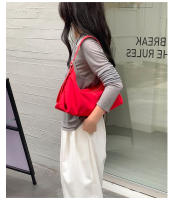 Nueva Bolsa De Hombro Para Mujer En Color Sólido Sencillo Con Cierre De Cremallera En Nylon Para Comunicación Armpit Bag - details 14