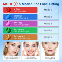 V Face Máquina Eléctrica Cinturón Levantador De Línea V Masajeador Facial Con Control Remoto Rejuvenecimiento De Piel Y Adelgazamiento Facial - details 13