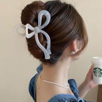 1/2 Pcs Clip De Pelo Acrílico Con Lazo Y Patrón Geométrico Para Mujer Accesorios De Cabeza Retro Para Updo Clips De Tiburón - details 3