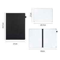 Tablero Blanco Doble Cara A4 Portátil Para Estudiantes Con Marcador Y Esponja Para Educación En Casa Y Escuela - details 6