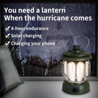 LED interior retro recargable para camping, lámpara colgante de Vela alimentación por agua, resistant to Agua y portátil para Tienda de Campaña al Aire Libre-Iluminación de emergencia - details 0
