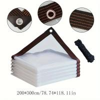 Película De Plástico Para Invernadero Cubierta Impermeable Y Aislante Con Perforaciones Para Hemming Uso En Jardín Y Agricultura - details 9
