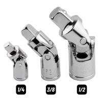 Juego De Adaptadores De Unió Universal Con Barra De Extensión De Ángulo Y Destornillador Manual Y Pneumático Bendible Herramientas De Sockets Universal De Acero Aluminio - details 2