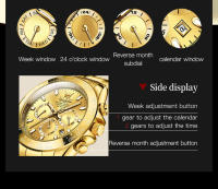Reloj Mecánico Para Hombre OLEVS 6638 Con Correa De Acero Inoxidable Resistente Al Agua Y Luminoso Estilo De Lujo Fashion - details 15