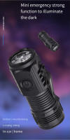 Linterna LED Multifuncional Recargable De Tres Ojos Bestia Fuente De Luz Potente Clip Para La Capa Portátil Para Exteriores Y El Hogar - details 1