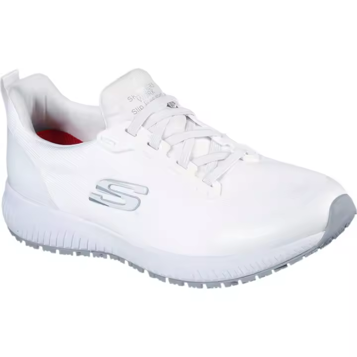 Zapatillas Skechers Squad Sr Blancas 77222Ec-Wht Trabajo Mujer - 1
