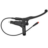 1pc Manija De Freno Electrónico De Aluminio Para Bicicleta Eléctrica XOD Con Conector Impermeable De 2 Pines Accesorio De Bicicleta - details 15