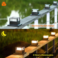 Lámpara Solar LED Impermeable Para Exterior Iluminación De Pared De Jardín Decorativa Para Camino Y Patio Luz De Columna Solar Para Jardín - details 4