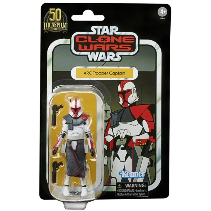 Figura Arc Trooper Captain Star Wars Vintage 10cmFigura  Coleccionable - Idea de Regalo- Mercancia Oficial - Juguetes para Niños y Adultos - Movies Fans - Muñeco para Coleccionistas y Exposición - 1