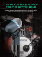 Micrófono De Batería BETA 52A Instrumento Dinámico Para Bajo Y Batería Cuerpo De Metal Uso Profesional En Estudio Y Escenario - details 6