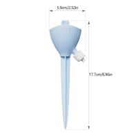 Dispositivo de inserción con pinchos para riego automático de plantas, sistema de control automático de agua con válvula de liberación lenta, sistema de control de riego por goteo con volumen de agua ajustable para plantas, disfrute de sus vacaciones - details 4