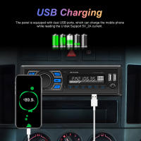 Podofo Radio De Coche In-Dash 1DIN MP3 Con DAB Y Soporte Bluetooth Reproductor De Música Estéreo 12V Carga Type-C - details 2