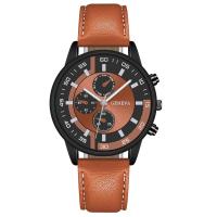 Reloj Digital Para Hombre Con Cinta Graduada Reloj De Cuarzo Para Hombre Resistentes Al Agua 3Bar Material De Correa De Cuero Estilo Casual Y Moda - details 4