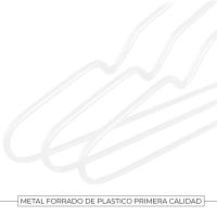 Aicasa Perchas de Metal para ropa con PVC , Antideslizantes con Muescas 3 mm de diámetro ,Ahorro de Espacio para Abrigos, Trajes, Camisas, Chaquetas, Vestidos, Faldas , Colgador, Perchero, Organizacion de Armario Color Blanco y Negro - details 2