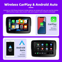 EKIY Pantalla De Navegación Portátil Para Moto 5 Pulgadas Con Android Auto Y Carplay Sin Cable Monitor Impermeable Para Moto Car Play - details 2