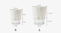Maceta Hidroponía Automática Transparente Doble Capa De Plástico Para Oficina Maceta Self Watering Para Plantas Y Flores - details 9