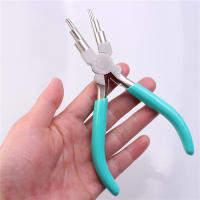 Aguja De Hacer Anillos Multi-etapa Bail Making Plier 3mm 4mm 6mm 7mm 9mm 10mm Herramienta De Joyería De Acero Inoxidable - details 6