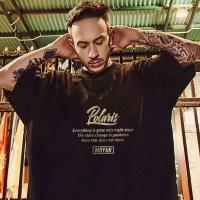 Camiseta De Estilo Coreano Para Hombres Con Estampado De Formación De Estrella De Ocho Puntos Talla 8XL Ajuste Largo Versátil Para Parejas Ropa Casual De Primavera Otoño Invierno - details 2