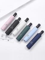 Paraguas De Viaje Multicolor Con 8 Ribas Resistente Al Viento Plegable Automático Para Protección Contra Lluvia Y Sol - details 0