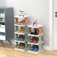 Nuevas Organizadoras De Zapatos Racks Desmontables Ahorra Espacio En El Hogar Estante Multicapa Para Zapatos Color Caja Simple - details 4