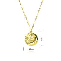 18K Chapado en Gold de Maple inoxidable Fund Sol Collar de joyas de regalo - details 7