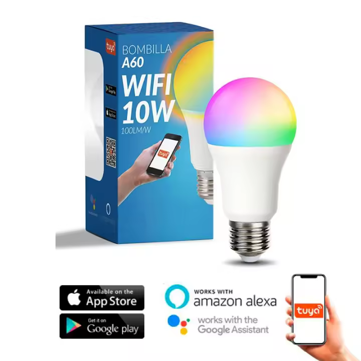 Bombilla Led Smarthome E27 A60 10W LEDME ALEXA Y GOOGLE ASISTANT - 1