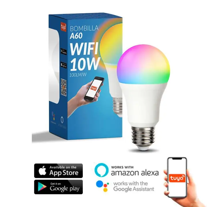 Bombilla Led Smarthome E27 A60 10W LEDME ALEXA Y GOOGLE ASISTANT - 1