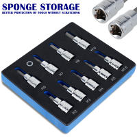 Juego De Destornilladores Hexagonales 9/18/27Pcs 2-10mm 3/8inch DR Drive Herramientas De Perforación Herramientas Manuales Durable Impacto Clavija Allen Accesorios - details 2