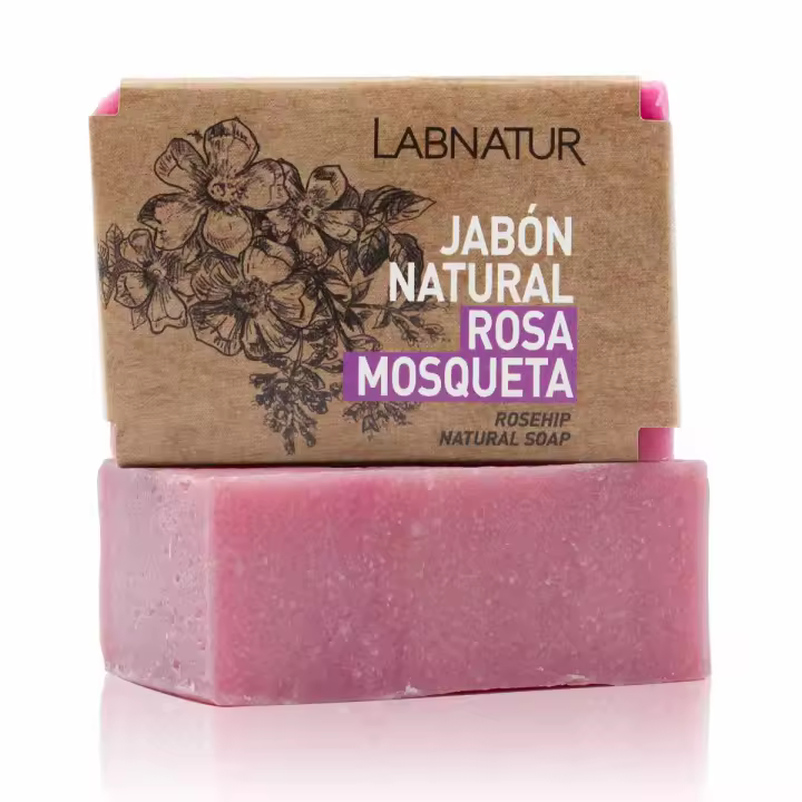 Jabón Natural Rosa Mosqueta 100g Labnatur - 1