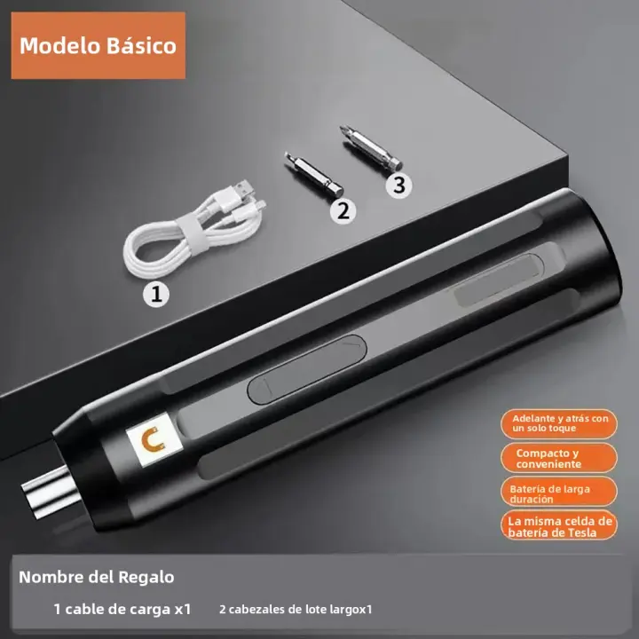 Batería Inalámbrica Multifuncional 3Nm 3.7V 250r/min Con Destornillador Inalámbrico Y Taladro 1300mAh Herramientas Eléctricas Para DIY En Casa - 1