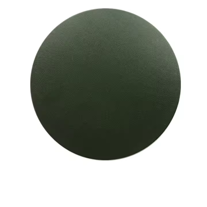 1pcs Coasters De Cuero Falso Con Porta-Vinos Para Protección De Mesa De Café Doble Cara No Esmerilada Lavable - 1
