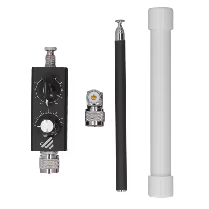 Antena De Banda Completa Ajustada QRP Antena De Radiofrecuencia QRP Antena De Onda Corta FM Aviación UV Para Recepción Material Aleación De Aluminio Acero - 1