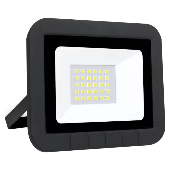 MATEL Proyector LED Plano Negro 20W Luz Fría - 1