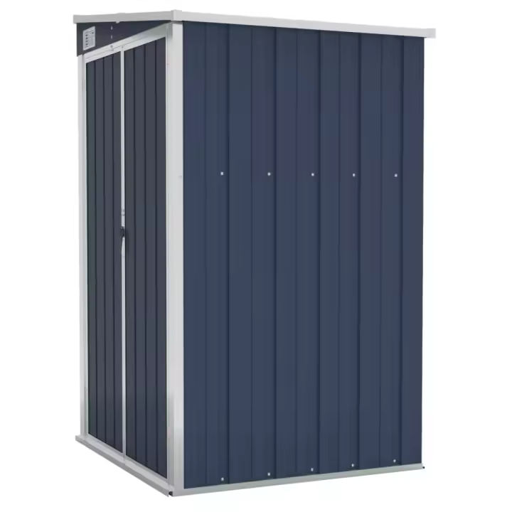 vidaXL Cobertizo de Jardín de Pared Acero Galvanizado Cubierta Organizador Color Antracita,  Gris,  Verde y mas - 1