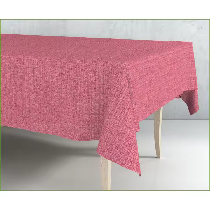 Mantel de hule estampado por metros - Rojo Liso 43739-5    mantel por metros; manteles; mantel barato; mantel jardín - 1