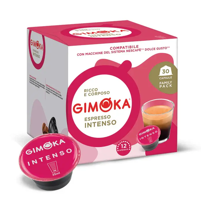 cápsulas Dolce Gusto Gimoka - Espresso intenso compatibles. 16 unidades - 1