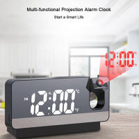 Reloj De Mesa Digital Con Proyección En Techo 180° Pantalla LED Y Temperatura Para Dormitorio Y Sala De Estar Reloj De Alarma Moderno - details 2