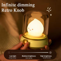 Luz De Noche LED De Keroseno Luz De Vela Sin Llama Recargable Por USB Con Dos Modos Luz De Camping Dimmable Para Decoración De Dormitorio - details 5