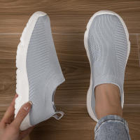 Zapatillas De Mujer Transpirables De Tejido Ligero Y Bajo Para Salir Casual Sin Cordones Con Suela EVA Para Primavera/Otoño - details 6
